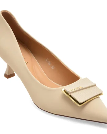 Pantofi eleganti EPICA bej, 6308, din piele ecologica