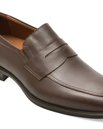Mocasini eleganti BITE THE BULLET maro, RM104, din piele naturala