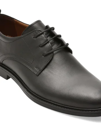 Pantofi eleganti BITE THE BULLET negri, RM109, din piele naturala