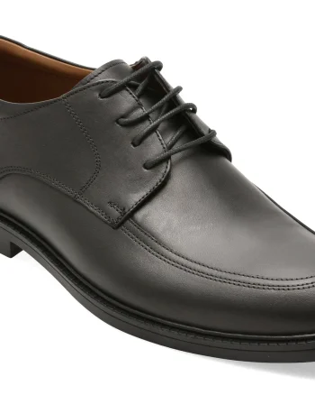 Pantofi eleganti BITE THE BULLET negri, RM113, din piele naturala
