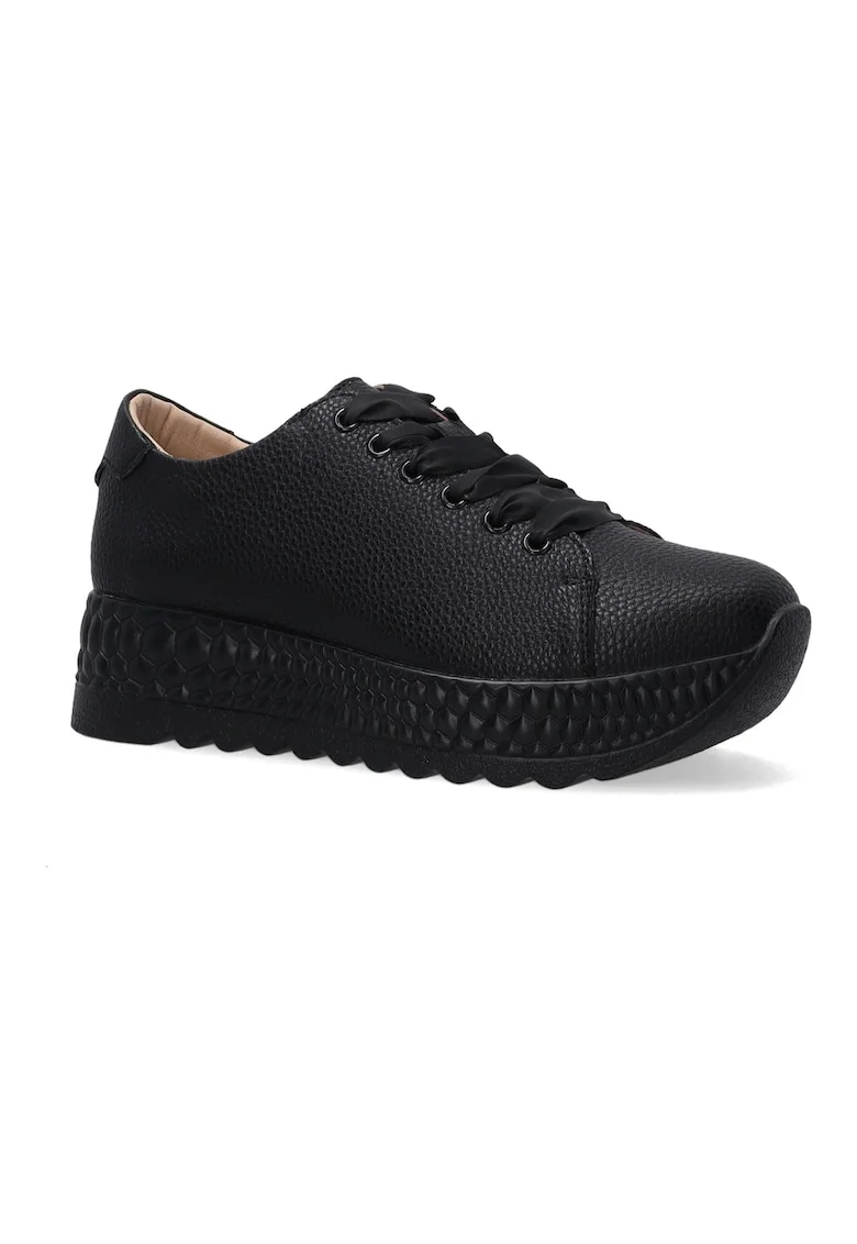 Pantofi sport din piele naturala texturata