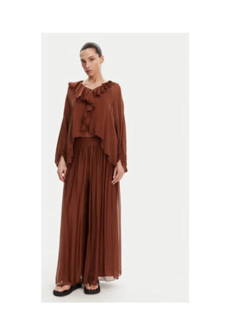 Fusta  model TD0021, culoare cognac