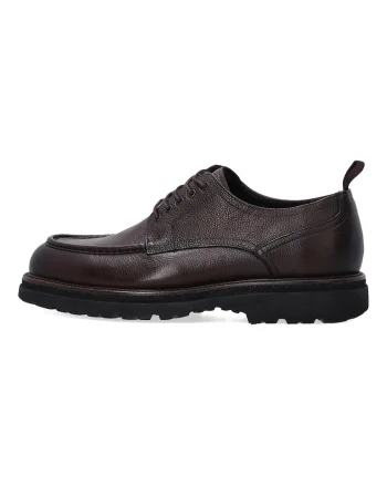 Pantofi casual barbati din piele cu cusaturi pe varf