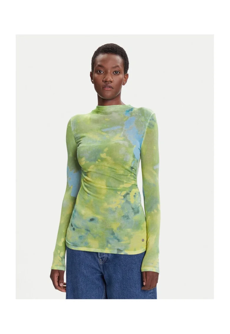 Bluza dama,  verde, 100% viscoza,