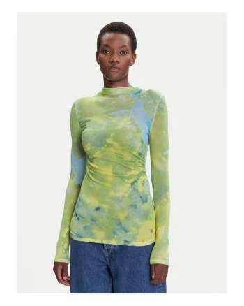 Bluza dama,  verde, 100% viscoza,