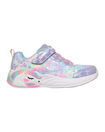 Pantofi sport Unicorn cu buton de pornire/oprire