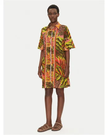 Rochie Camasa pentru femei  multicolor, fabricata din material de calitate