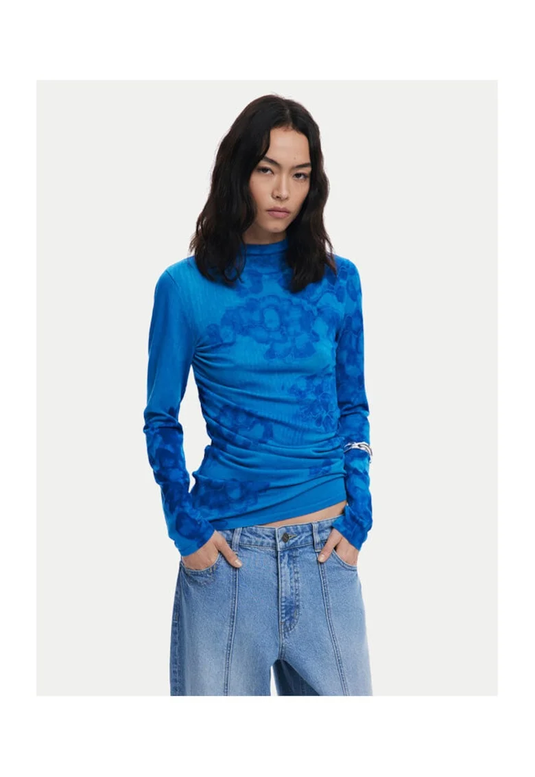 Bluza pentru dama  albastru, tricotat,
