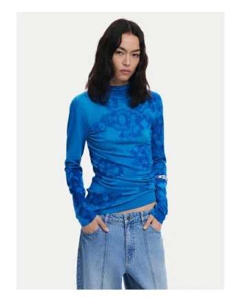 Bluza pentru dama  albastru, tricotat,
