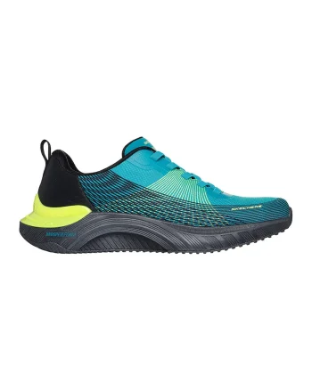 Pantofi sport Snooper Foam Ace Track, Negru/Turcoaz/Verde lime