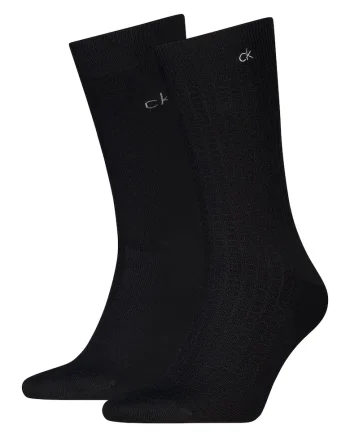 Sosete lungi din amestec de bumbac, Negru
