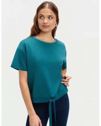 Tricou lejer, Albastru petrol