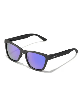 Ochelari de soare patrati cu model unisex si lentile polarizate, Gri inchis