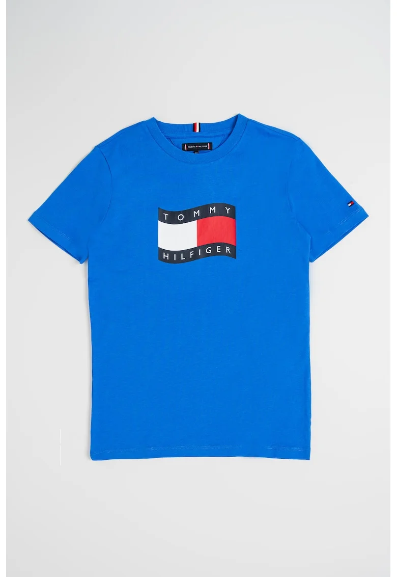Tricou din bumbac cu imprimeu, Albastru royal