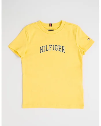 Tricou din bumbac Varsity, Galben