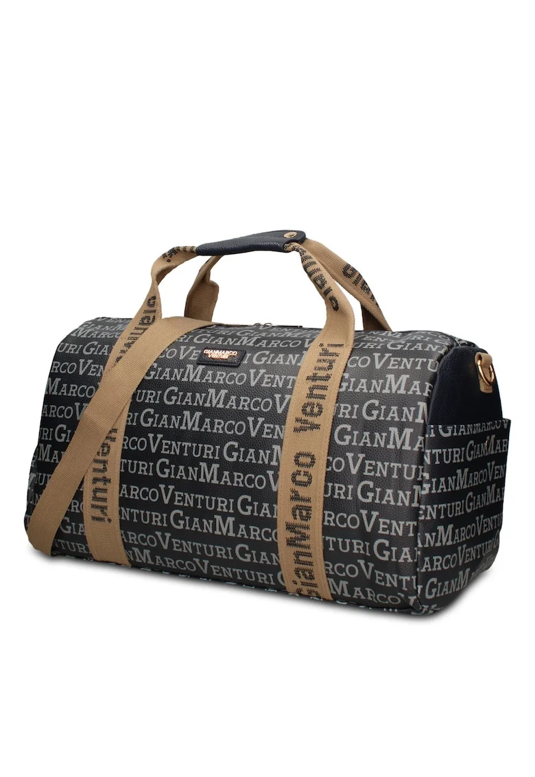 Geanta duffle de piele ecologica Callisto Plus, Albastru ultramarin