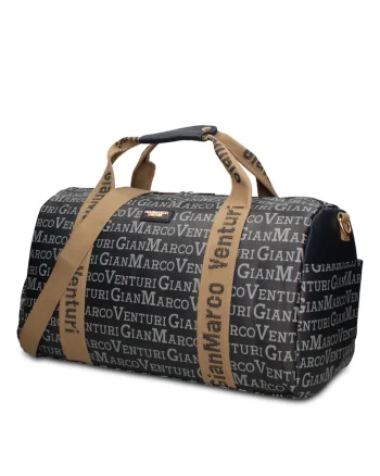 Geanta duffle de piele ecologica Callisto Plus, Albastru ultramarin