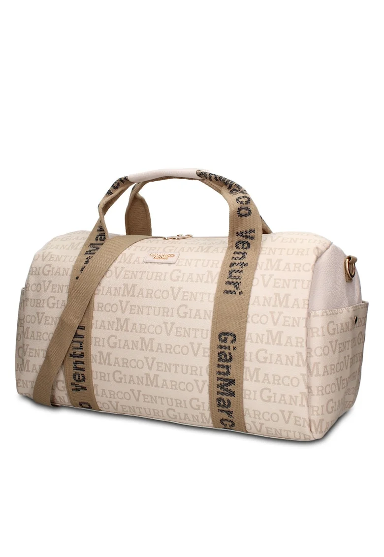Geanta duffle de piele ecologica Callisto Plus, Kaki