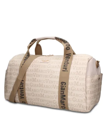 Geanta duffle de piele ecologica Callisto Plus, Kaki