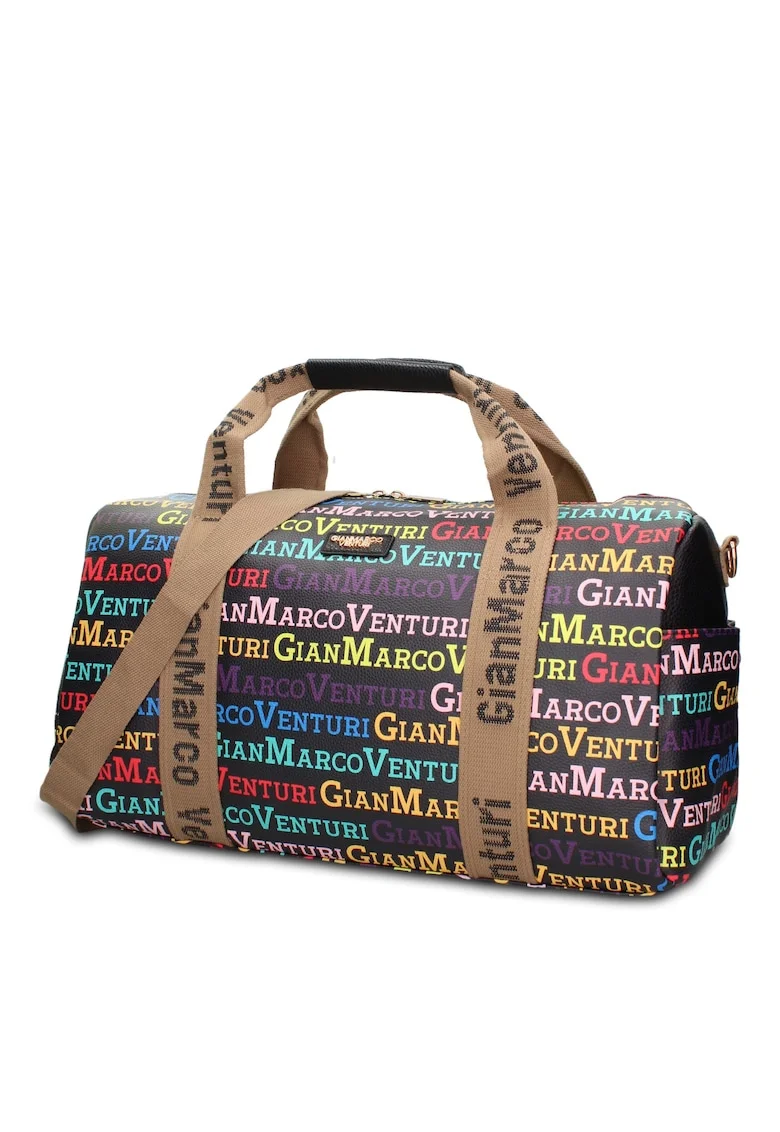 Geanta duffle de piele ecologica Callisto Plus, Multicolor