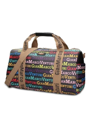 Geanta duffle de piele ecologica Callisto Plus, Multicolor