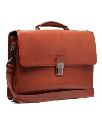 Geanta umar unisex piele naturala, 13.4 litri, Salvatore,, Coniac