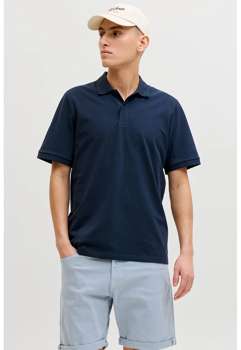 Tricou polo Kane, Bleumarin