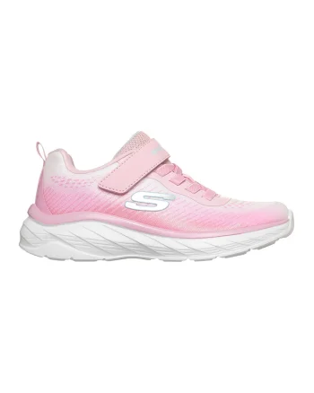 Pantofi sport textili cu banda velcro Boundless, Gri deschis/Roz pastel/Roz pal