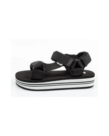 Sandale dama,  875503, Sintetic, Negru