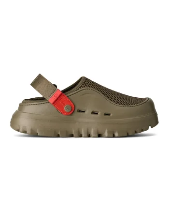 Saboti slingback PeakMod Breathe, Rosu/Verde masliniu