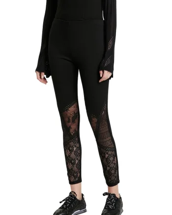 Pantaloni pentru femei,  LEGGINGS VARSOVIA, Negru