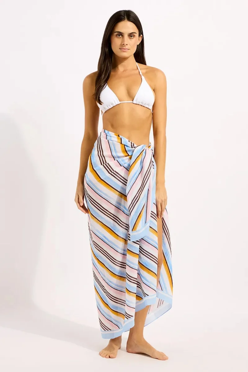 Seafolly fustă de plajă pentru femei Kai Sarong