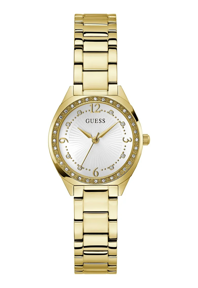 Ceas analog cu cristale, Auriu