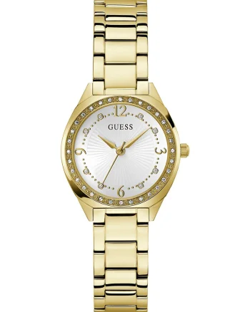 Ceas analog cu cristale, Auriu