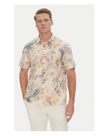 Camasa cu maneca scurta si model floral