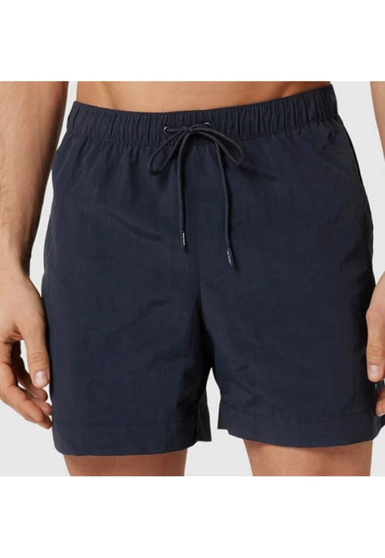 Pantaloni scurti de baie cu talie ajustabila, Bleumarin