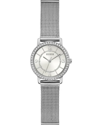 Ceas quartz de otel inoxidabil, Argintiu