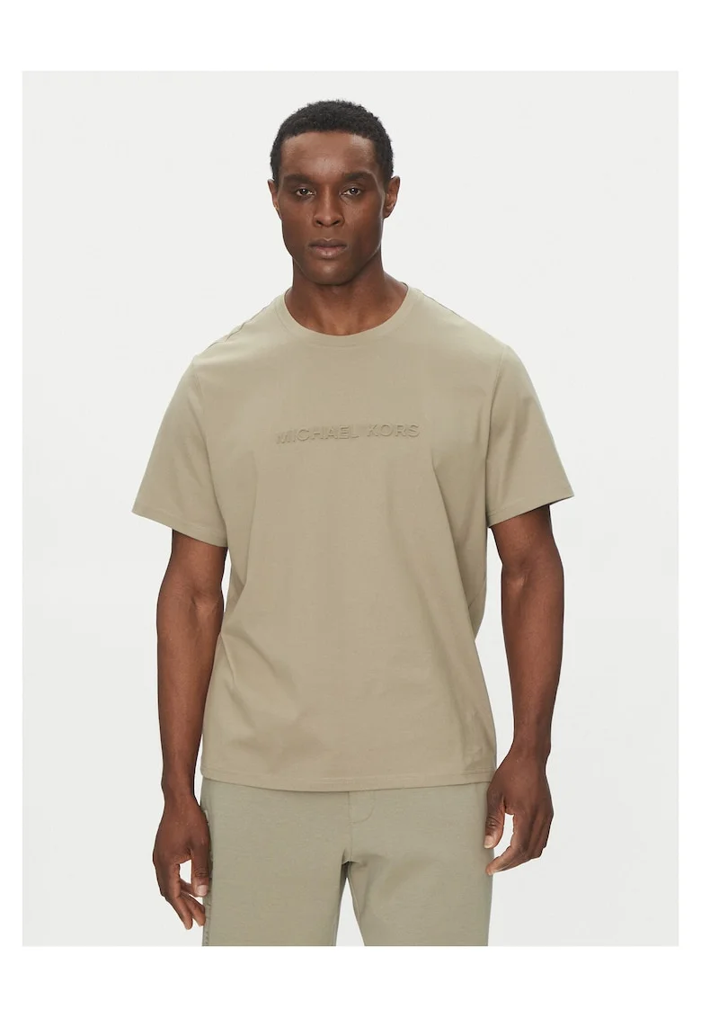 Tricou barbati  bej, bumbac