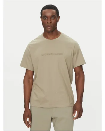 Tricou barbati  bej, bumbac