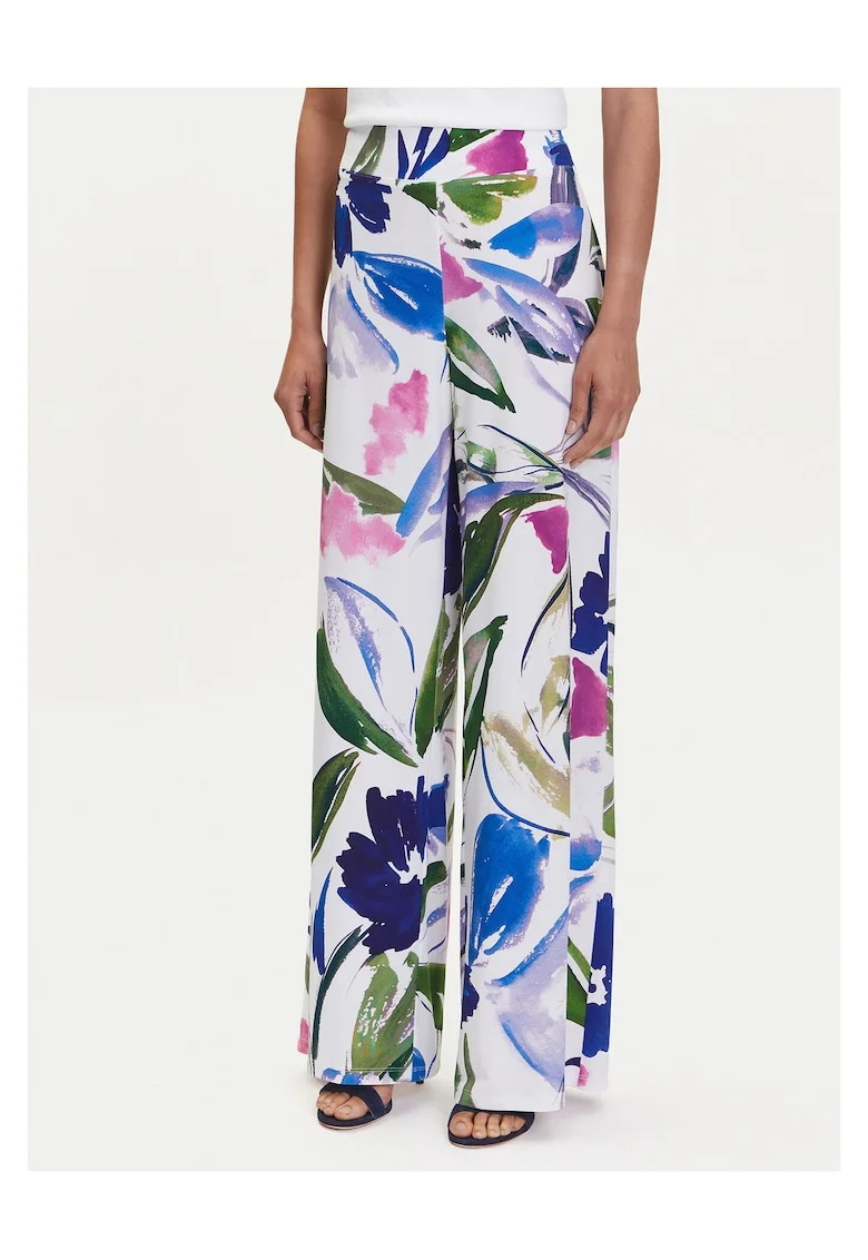 Pantaloni dama  eleganti, multicolor