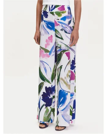 Pantaloni dama  eleganti, multicolor