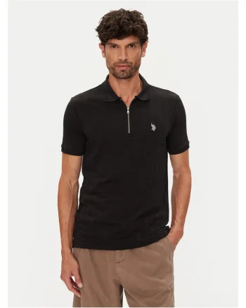 Tricou barbati  negru, din bumbac 100%