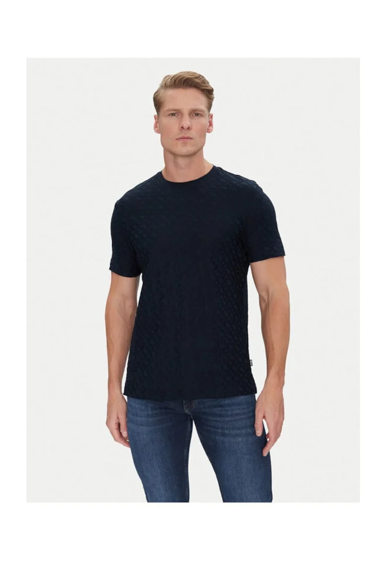 Tricou barbati,  bleumarin, 100% bumbac