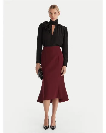 Fusta Midi,  bordo