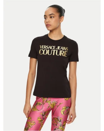 Tricou dama  negru, auriu