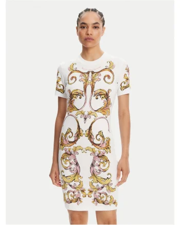 Rochie casual dama  alb, fabric de calitate