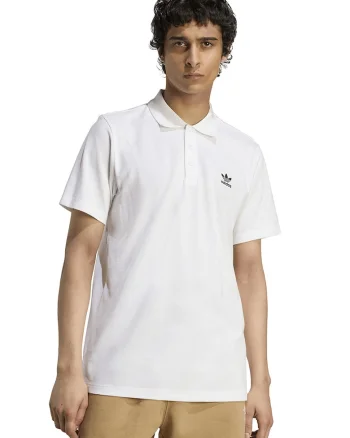 Tricou polo cu imprimeu logo pe piept, Alb