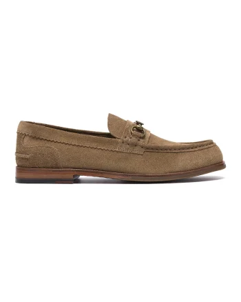 Pantofi loafer de piele intoarsa Craft James, Portocaliu persan