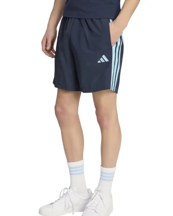 Pantaloni scurti cu snur si logo, Albastru inchis/Turcoaz