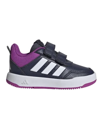 Pantofi sport Tensaur Sport 3.0 de piele ecologica cu velcro, Mov inchis/Alb optic